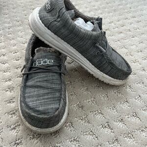 Kids Grey Hey Dudes sz 11